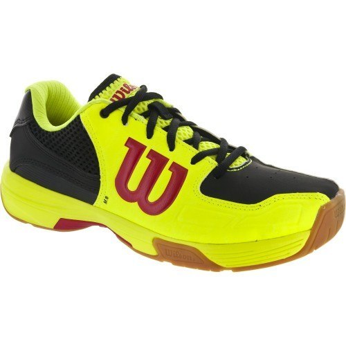 Red and yellow tennis on sale shoes